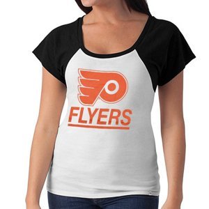 Philadelphia Flyers dámské tričko Big Time Slim Fit Raglan T-Shirt 47 Brand 51537