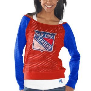 New York Rangers set dámských triček Holey Long Sleeve Top and Tank Top II Set G-III Sports by Carl Banks 51567