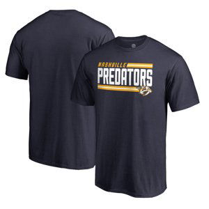 Nashville Predators pánské tričko grey Iconic Collection On Side Stripe Fanatics Branded 53847