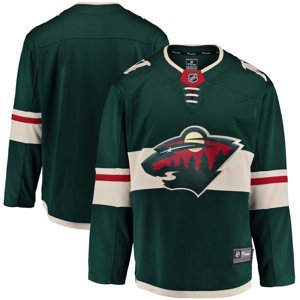 Minnesota Wild hokejový dres green Breakaway Away Jersey Fanatics Branded 54384