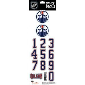 Edmonton Oilers samolepky hockey helmet Decals 54852