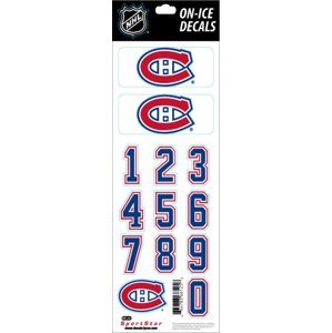 Montreal Canadiens samolepky na helmu Decals 54855