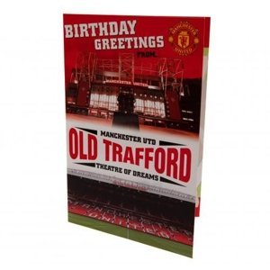 Manchester United narozeninové přání Pop-Up Birthday Card z01pcamu
