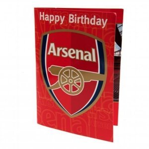 FC Arsenal narozeninové přání Musical Birthday Card z01mcaar