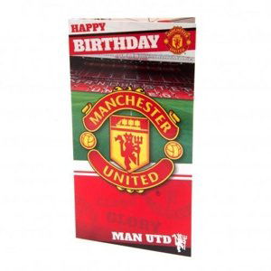 Manchester United narozeninové přání Birthday Card Stadium z01carmusd