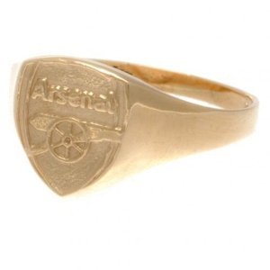 FC Arsenal prsten 9ct Gold Crest Medium o28gorarb