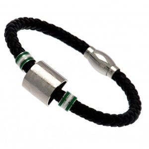 FC Celtic kožený náramek Colour Ring Leather Bracelet o16lbcce