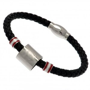 FC Arsenal kožený náramek Colour Ring Leather Bracelet o16lbcar