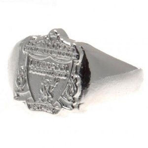 FC Liverpool prsten Silver Plated Crest Small o02sprlva