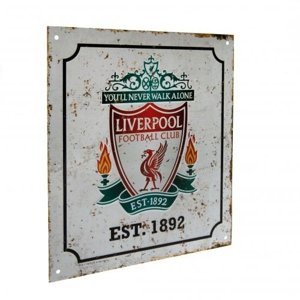 FC Liverpool cedule na zeď Retro Logo Sign f52loglv
