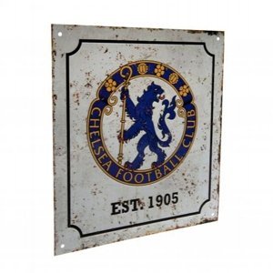 FC Chelsea cedule na zeď Retro Logo Sign f52logch