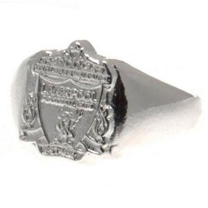 FC Liverpool prsten Silver Plated Crest Large o02sprlvc