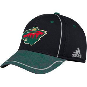 Minnesota Wild čepice baseballová kšiltovka Adidas Alpha Flex adidas 64579