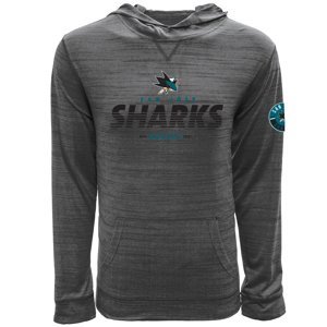 San Jose Sharks pánská mikina s kapucí grey Static Hood Levelwear 67124