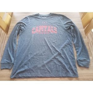Washington Capitals pánské tričko s dlouhým rukávem blue Mesh Text LS Levelwear 67442