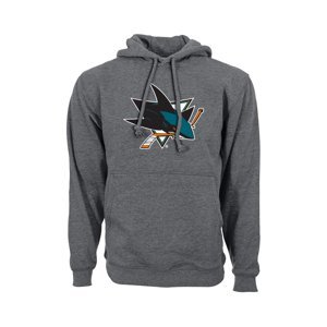 San Jose Sharks pánská mikina s kapucí grey Core Logo Hood Levelwear 67076