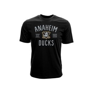 Anaheim Ducks pánské tričko black Overtime Tee Levelwear 67445