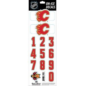 Calgary Flames samolepky na helmu Decals 69248