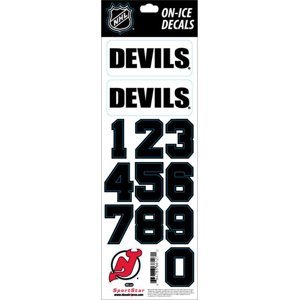 New Jersey Devils samolepky na helmu Decals 69287