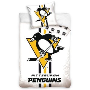 Pittsburgh Penguins povlečení na jednu postel TIP White 69719