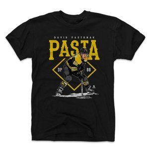 Boston Bruins pánské tričko David Pastrnak #88 Pasta WHT 500 Level 70358