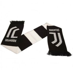 Juventus Turín zimní šála black and white 2015