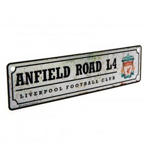 FC Liverpool plechová cedule Retro Window Sign g15wislivre