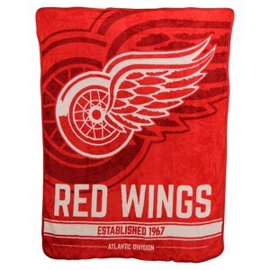 Detroit Red Wings deka Super Plush Throw 71105