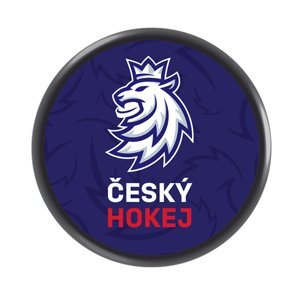 Hokejové reprezentace puk navy Czech Ice Hockey logo lion 74015