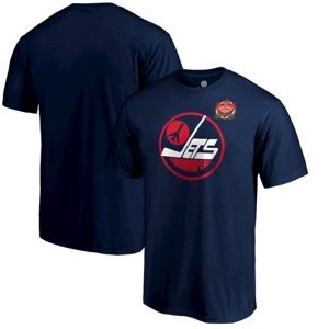 Winnipeg Jets pánské tričko 2019 Heritage Classic Primary Logo Navy Fanatics Branded 74966