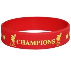 FC Liverpool silikonový náramek Champions Of Europe Silicone Wristband d60sillivch
