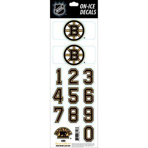 Boston Bruins samolepky na helmu Decals 54849