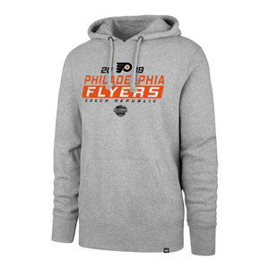 Philadelphia Flyers pánská mikina s kapucí 47 Brand Headline Hood NHL grey GS19 47 Brand 76643