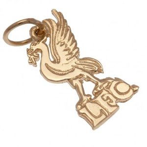 FC Liverpool zlatý přívěšek Gold Pendant Liverbird Small m05goplivla