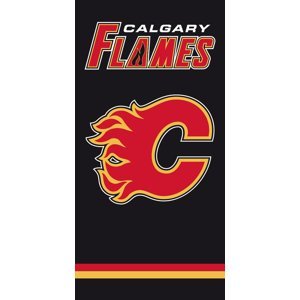 Calgary Flames plážová osuška black 78368