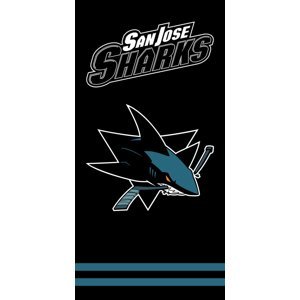 San Jose Sharks plážová osuška black 78392