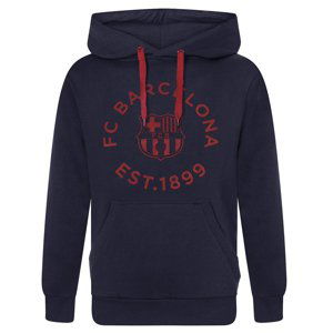 FC Barcelona pánská mikina s kapucí SLab Hoody navy 33494