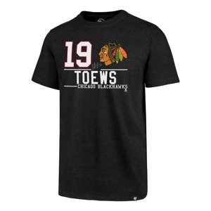 Chicago Blackhawks pánské tričko Jonathan Toews #19 Player Name 47 Club Tee 47 Brand 77513