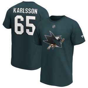 San Jose Sharks pánské tričko Erik Karlsson Iconic Name & Number Graphic Fanatics Branded 81335