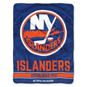 New York Islanders deka Plush Micro Throw Logo 81560