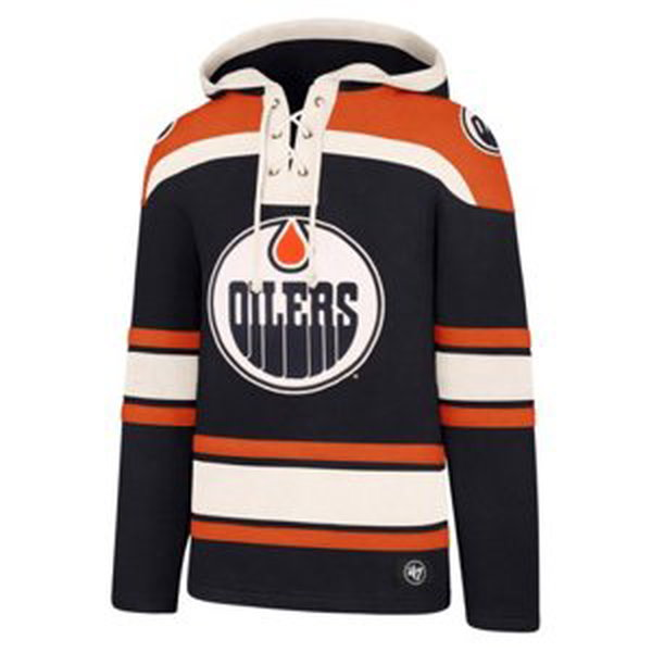 Edmonton Oilers pánská mikina s kapucí Superior Lacer Hood 82940