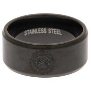 FC Celtic prsten Black IP Plated Ring Large m55ripcelc