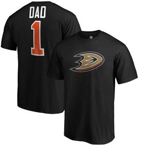 Anaheim Ducks pánské tričko #1 Dad T-Shirt - Black Fanatics Branded 84066
