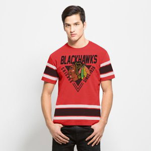 Chicago Blackhawks pánské tričko Faceoff Rebound Tee 47 Brand 84078