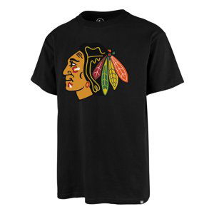 Chicago Blackhawks pánské tričko Imprint Echo Tee black 47 Brand 85260