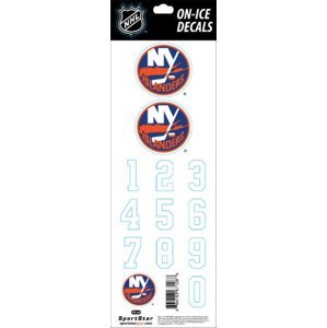 New York Islanders samolepky na helmu Decals White 85329
