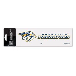 Nashville Predators samolepka Logo text decal 86898