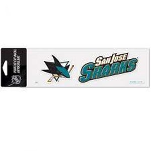 San Jose Sharks samolepka logo text decal 86931