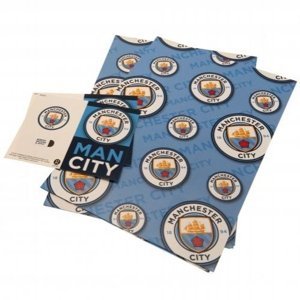 Manchester City balící papír 2 pcs Gift Wrap x80wramac