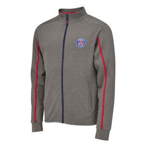 Paris Saint Germain pánská mikina s kapucí zip grey 51479